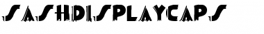 Download SashDisplayCaps Regular Font Title Preview
