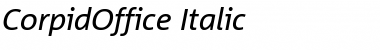 Download CorpidOffice Italic Font Title Preview