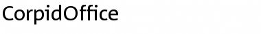 Download CorpidOffice Regular Font Title Preview