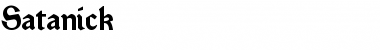 Download Satanick Medium Font Title Preview