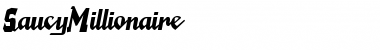 Download SaucyMillionaire Regular Font Title Preview