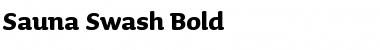 Download Sauna Swash Bold Font Title Preview