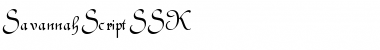 Download SavannahScriptSSK Regular Font Title Preview