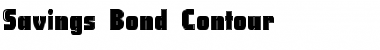 Download Savings Bond Contour Regular Font Title Preview