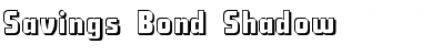 Download Savings Bond Shadow Regular Font Title Preview