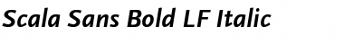 Download Scala Sans Bold Italic Font