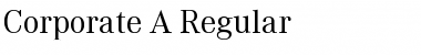 Download Corporate A BQ Regular Font