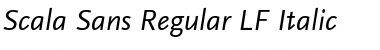 Download Scala Sans Regular Italic Font