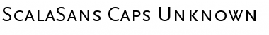 Download ScalaSans-Caps Unknown Font