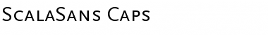 Download ScalaSans Caps Regular Font