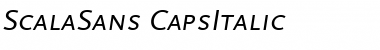 Download ScalaSans Medium Italic Font