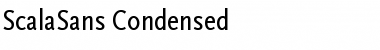 Download ScalaSans Condensed Font