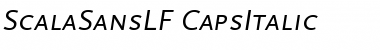 Download ScalaSansLF Italic Font