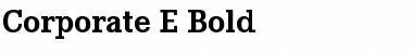 Download Corporate E BQ Bold Font