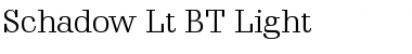 Download Schadow Lt BT Light Font