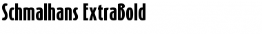 Download Schmalhans ExtraBold Font