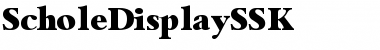Download ScholeDisplaySSK Regular Font