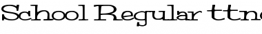 Download School Regular Font