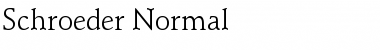 Download Schroeder Normal Font