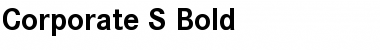 Download Corporate S BQ Bold Font