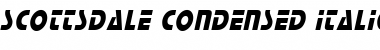 Download Scottsdale Condensed Italic Font