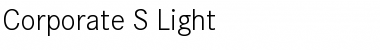 Download Corporate S BQ Light Font