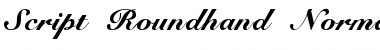 Download Script-Roundhand Normal Font