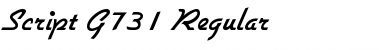 Download Script-G731 Regular Font
