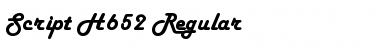 Download Script-H652 Regular Font