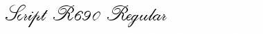 Download Script-R690 Regular Font