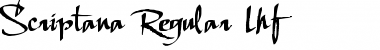 Download Scriptana Regular Lhf Regular Font