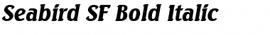 Download Seabird SF Bold Italic Font