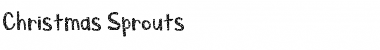 Download Christmas Sprouts Regular Font Title Preview