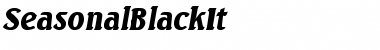 Download SeasonalBlackIt Regular Font