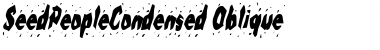 Download SeedPeopleCondensed Oblique Font