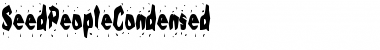 Download SeedPeopleCondensed Regular Font
