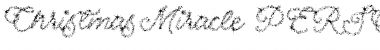 Download Christmas Miracle PERSONAL USE Regular Font Title Preview