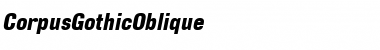 Download CorpusGothic Italic Font Title Preview