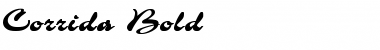 Download Corrida Bold Font Title Preview