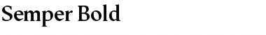 Download Semper Bold Font Title Preview