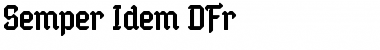 Download Semper Idem Regular Font Title Preview