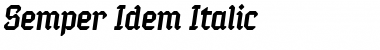 Download Semper Idem Regular Font Title Preview