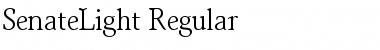 Download SenateLight Regular Font