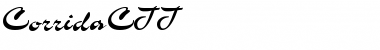 Download CorridaCTT Regular Font Title Preview