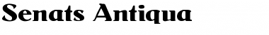 Download Senats-Antiqua Regular Font