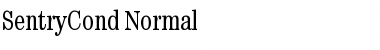 Download SentryCond Normal Font