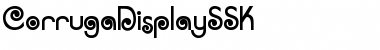 Download CorrugaDisplaySSK Regular Font Title Preview