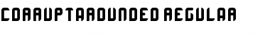 Download CorruptaRounded Regular Font Title Preview