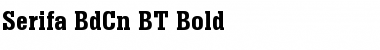 Download Serifa BdCn BT Bold Font