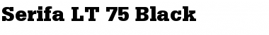 Download Serifa LT 55 Roman Bold Font